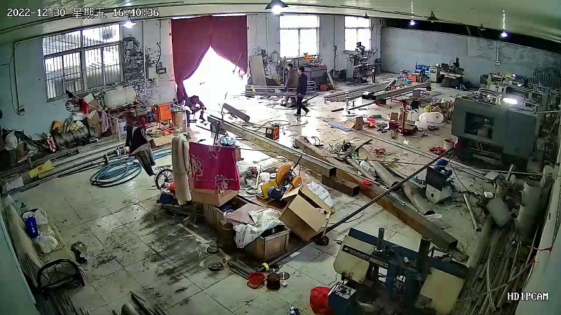 噴淋層焊接完成