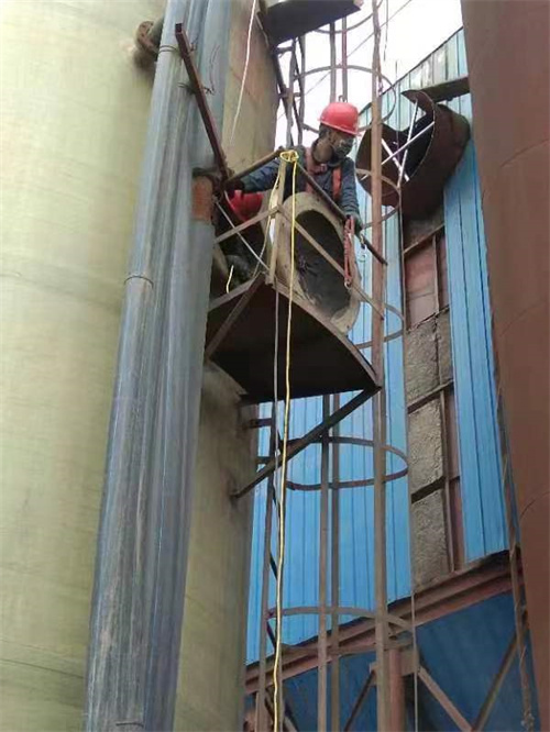 濟寧郎宇環保設備現場施工